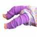 Purple Leg Warmers with Lavender NICU Bodysuit