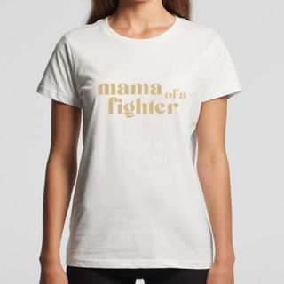 Mama of a Fighter, Fitted Tee
