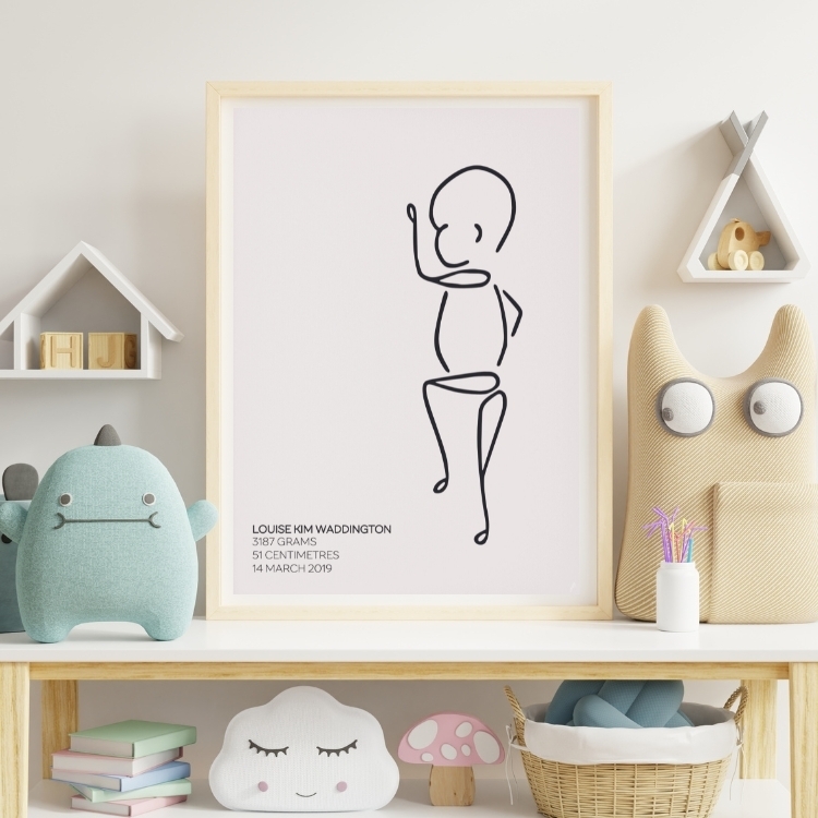 Baby Birth Print - Classic