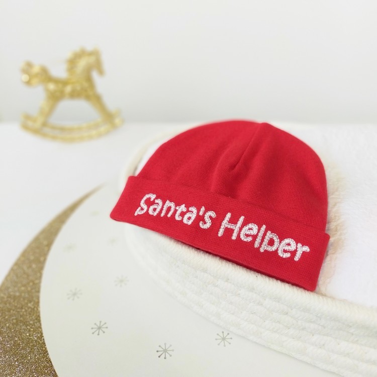 Santa's Helper Embroidered Hat