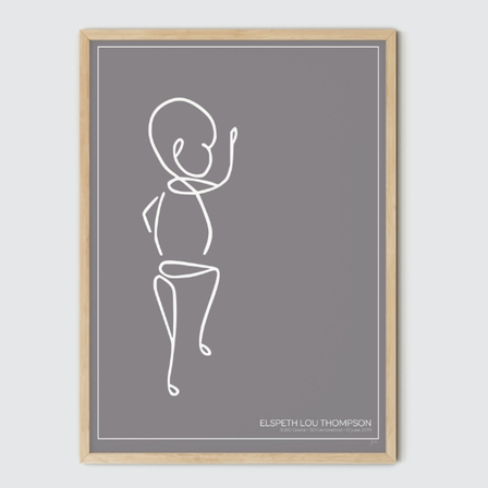 Baby Birth Print - Smoke