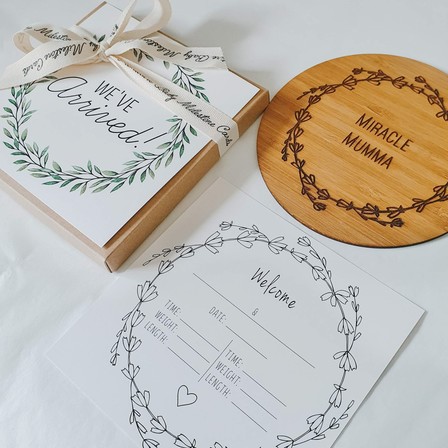 Twin baby shop milestone cards