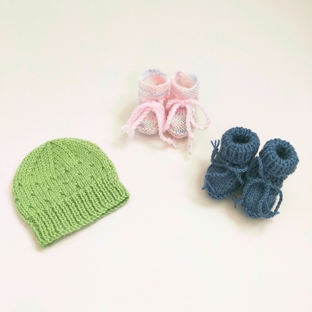 Knit Booties & Hats - Sample Sale