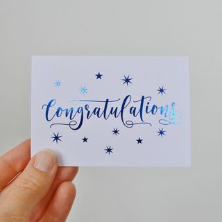 Congratulations Blue
