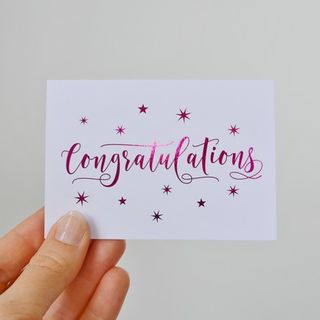Congratulations Pink