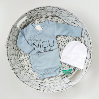 NICU Graduate - Blue Bodysuit